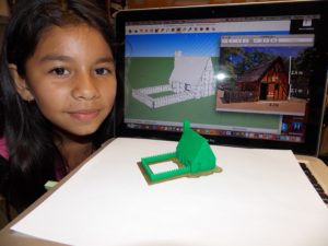 Architecture student: Jamestown hut 3D printout