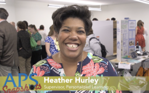 image of Heather Hurley explaining personalized learning