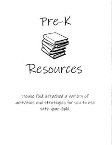 APS Pre-K at Home Resources