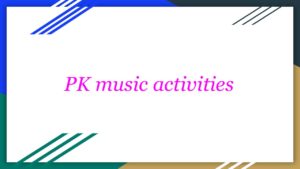 Pre-K Music Remote Activities