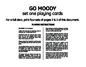 Moody Playing Cards Set 1