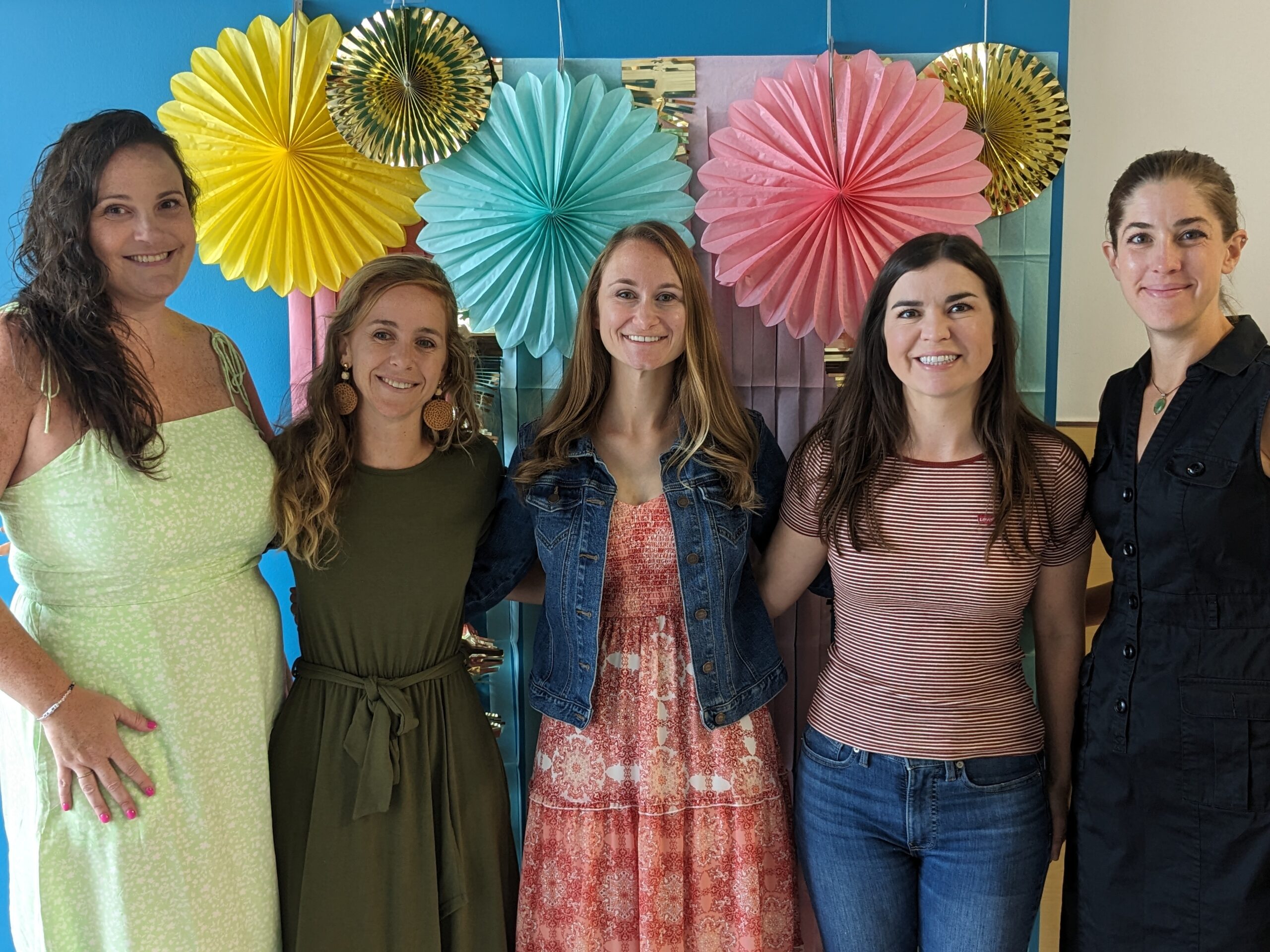 The five fifth grade teachers for the 23-24 school year.